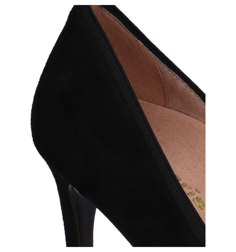 Tamaris Heart & Sole Zwarte Pumps in velours (226753)