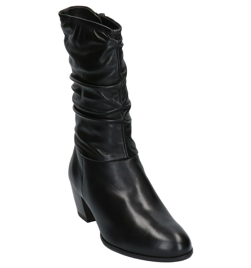 Tamaris Bottes en Noir en cuir (257062)