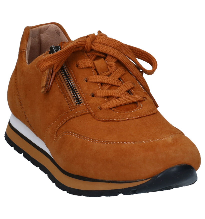 Gabor OptiFit Chaussures à Lacets en Jaune en daim (283812)