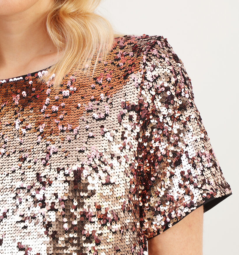 Expresso Gouden Blouse met pailletten voor dames (351064)