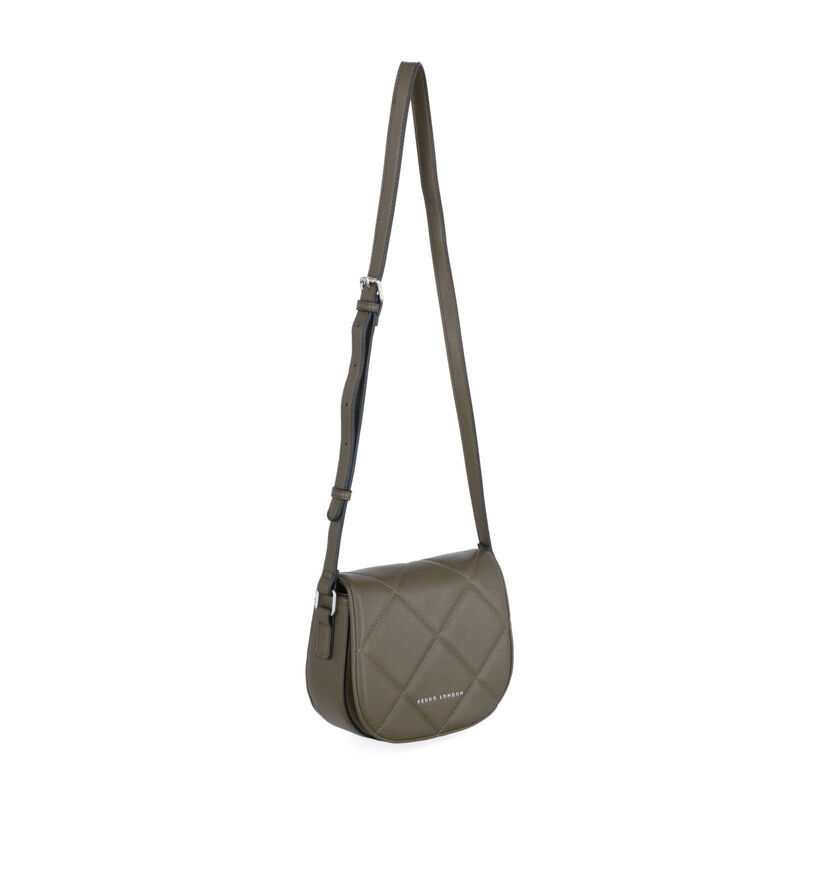 Keddo London Sac porté croisé en Vert kaki en simili cuir (299992)