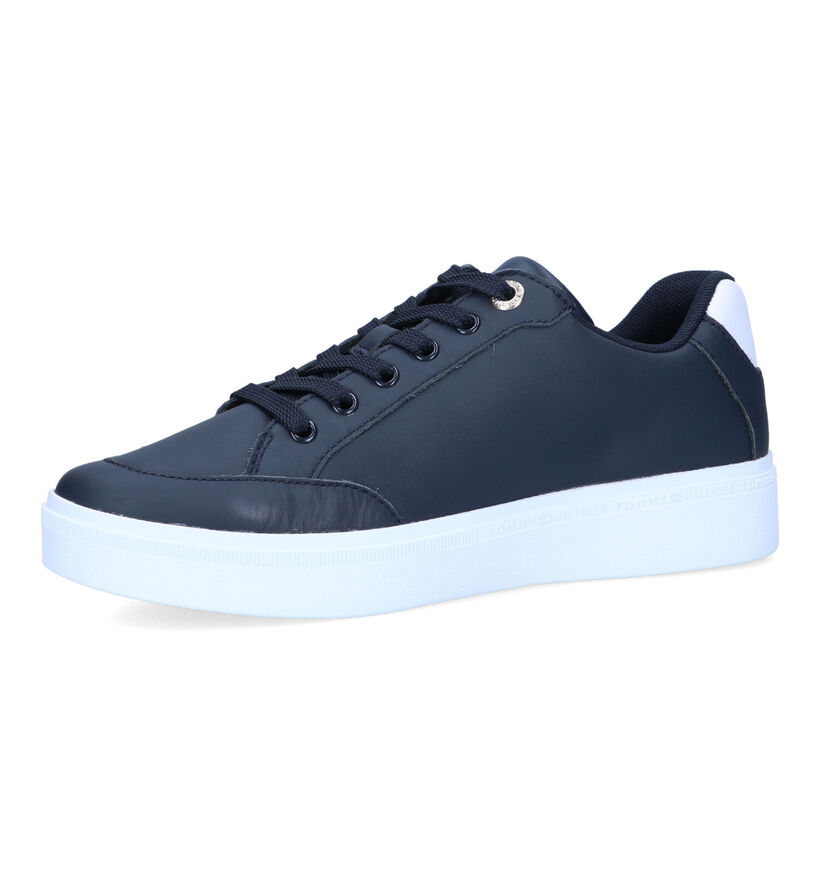 Tommy Hilfiger Court Baskets en Blanc pour femmes (336410) - pour semelles orthopédiques