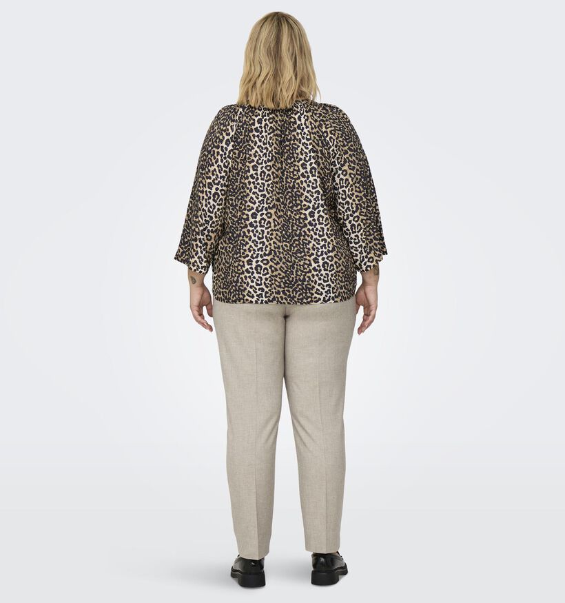 ONLY Carmakoma Nova Blouse en Brun pour femmes (353248)