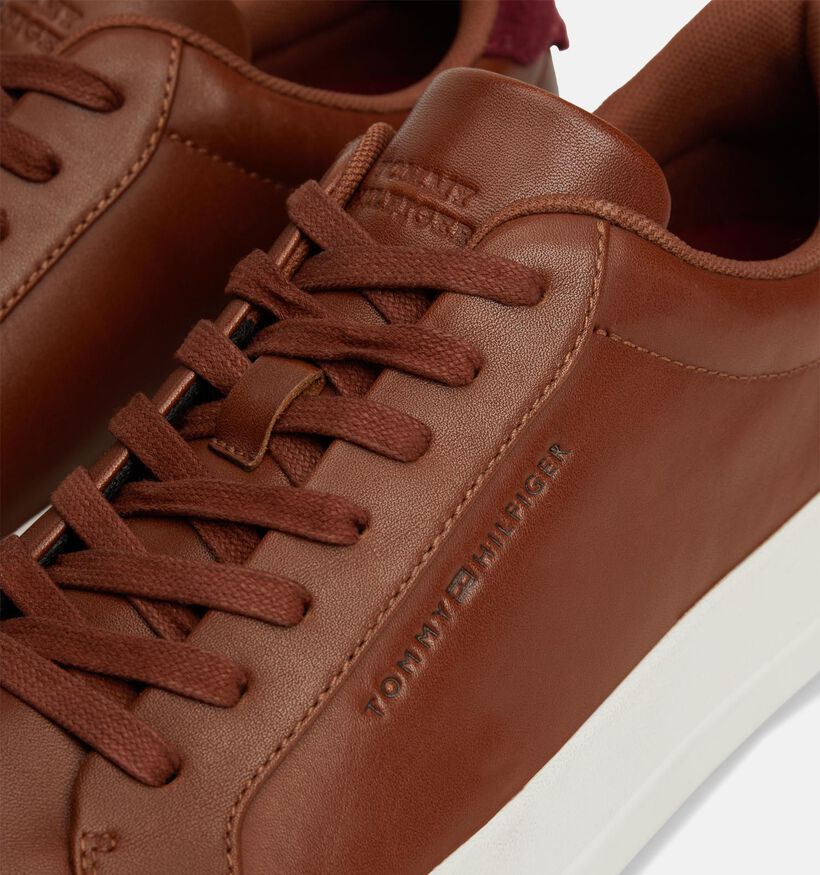 Tommy Hilfiger Court Seasonal Winter Cognac Veterschoenen voor heren (345810) - geschikt voor steunzolen