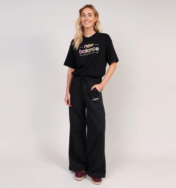 Joggingbroek zwart New Balance Broeken Zwart