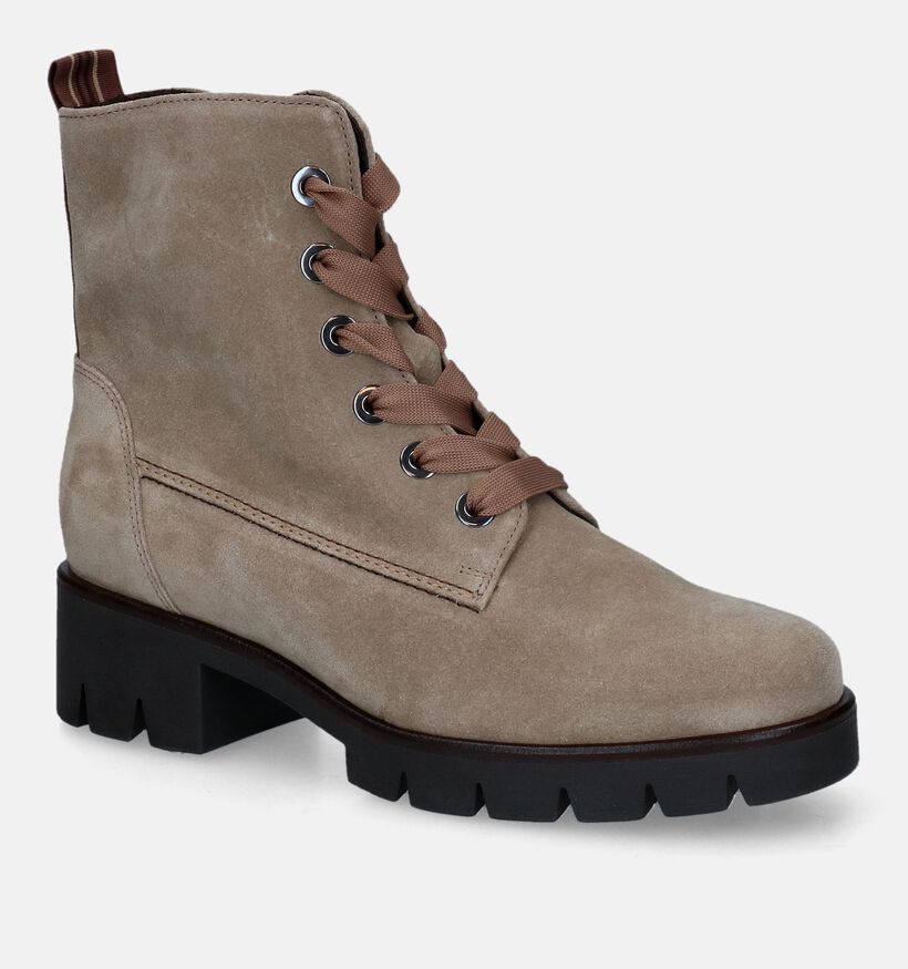 Gabor Best Fitting Bottines en Maron en daim (315231)