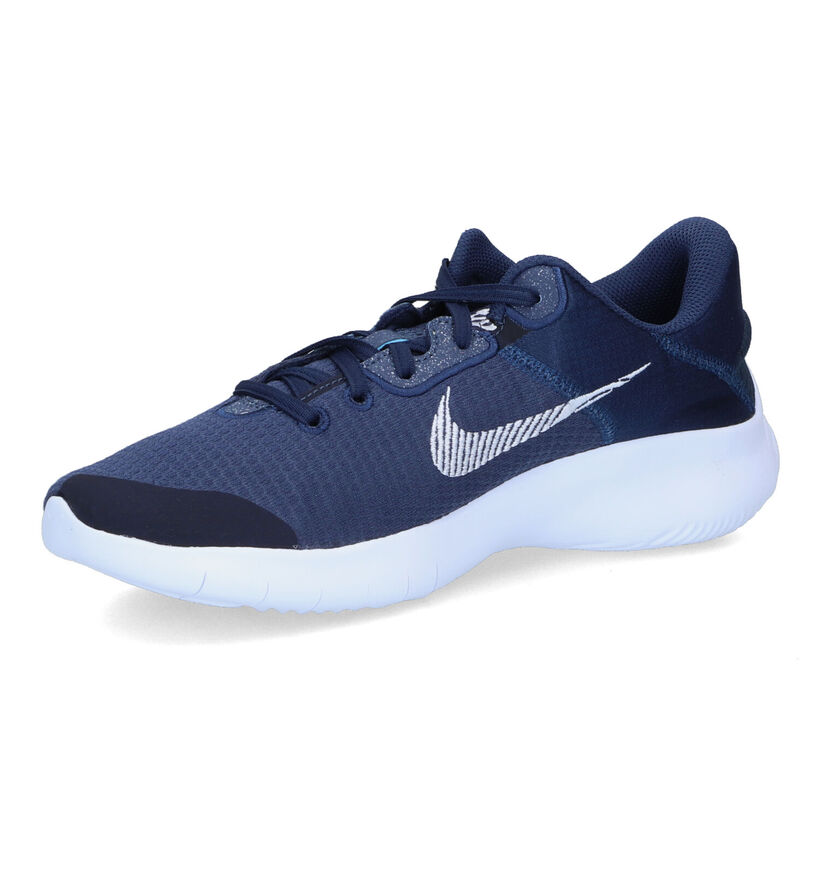 Nike Flex Experience Run Baskets en Bleu pour hommes (302685) - pour semelles orthopédiques