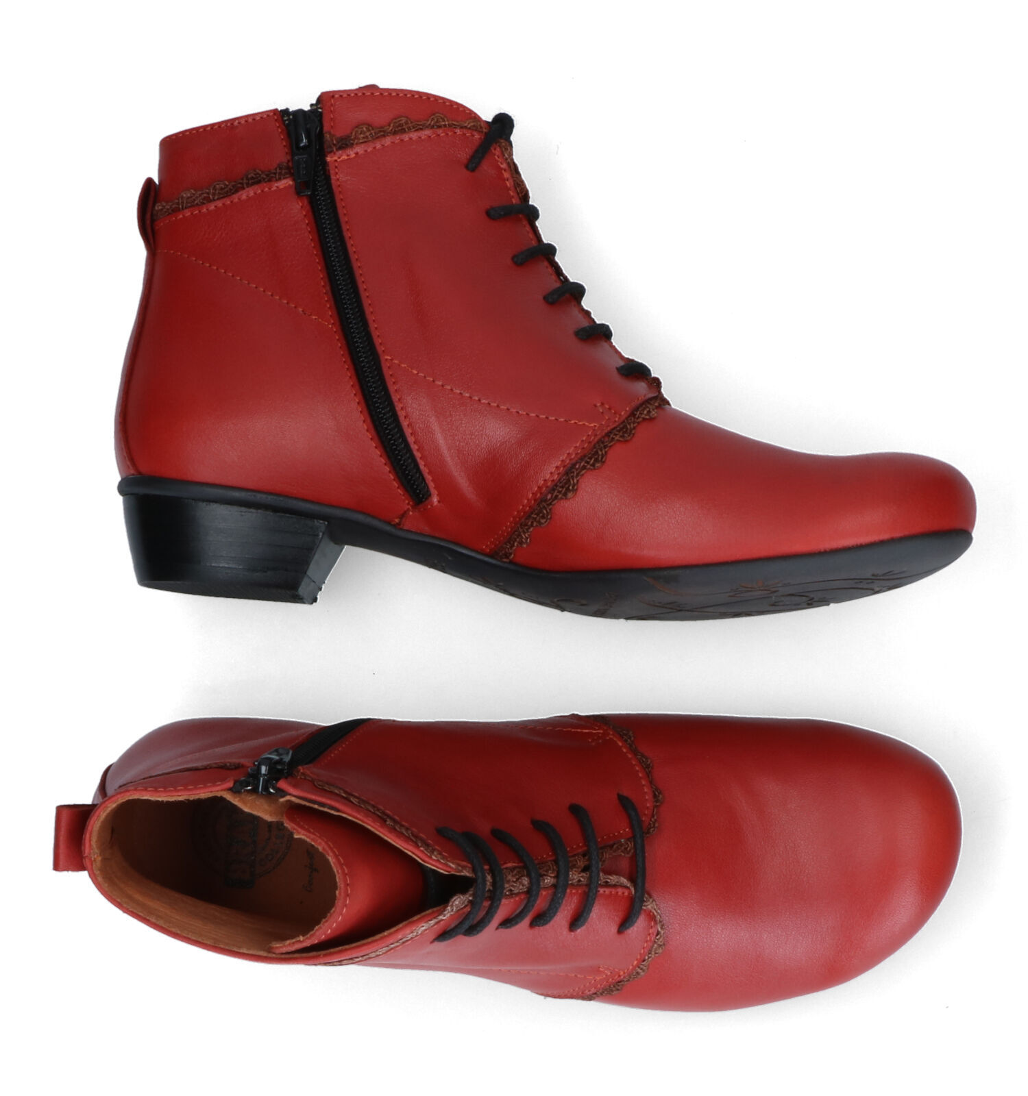 Veterlaarsjes rood