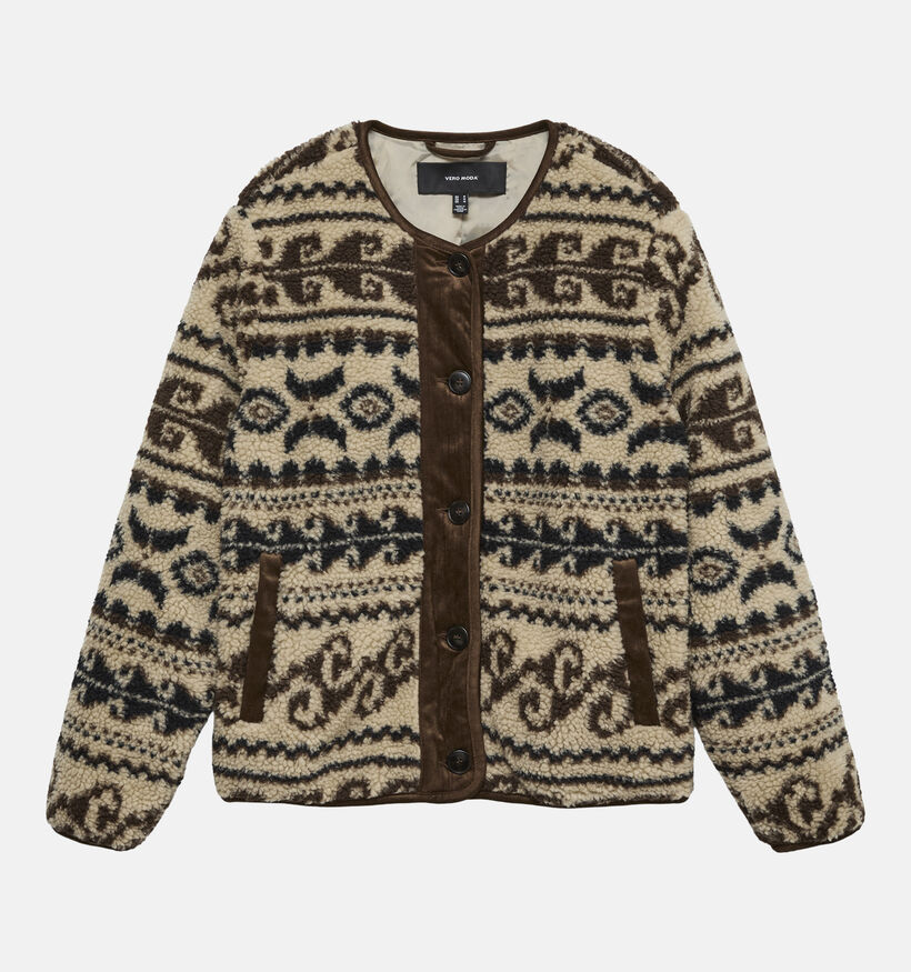 Vero Moda Lindau Manteaux court en Beige pour femmes (377610)
