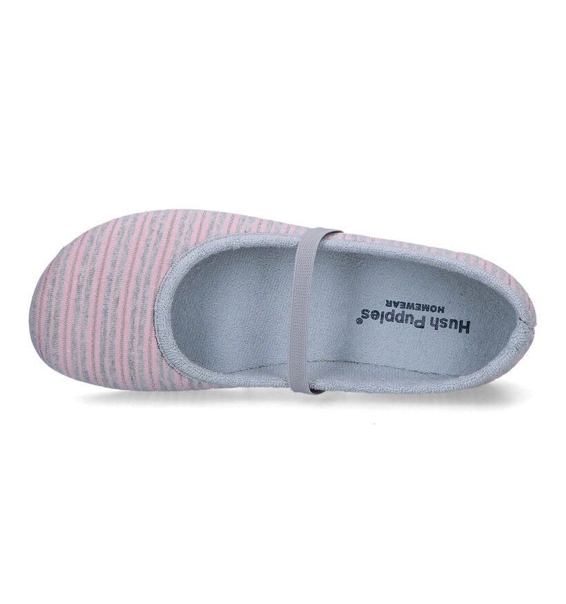Hush Puppies Omida Pantoufles en Bleu en textile (324420)