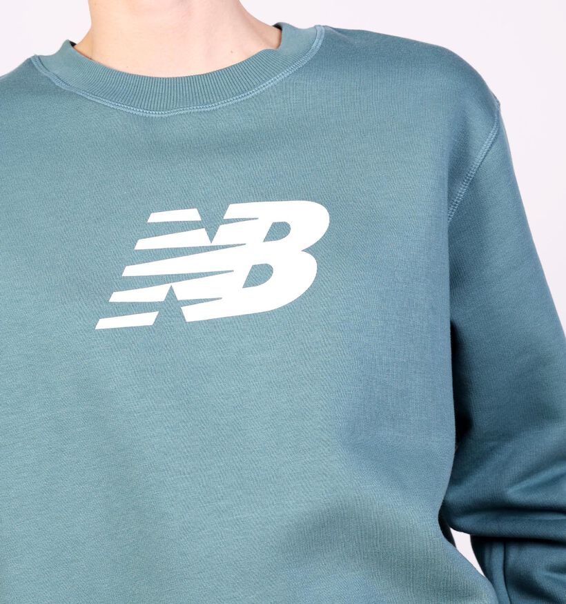 New Balance Sweatshirt en Vert New Balance Sweatshirt en Vert pour femmes (362076)