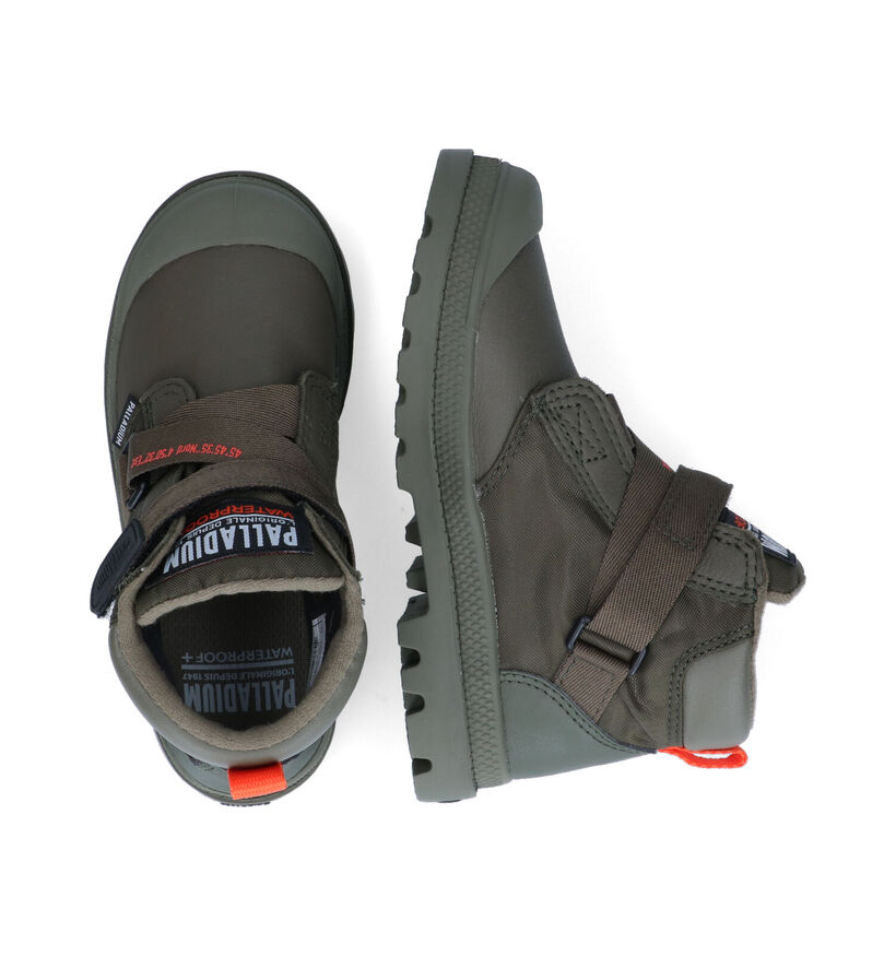 Palladium Pampa Zwarte Boots voor jongens (312974) - geschikt voor steunzolen