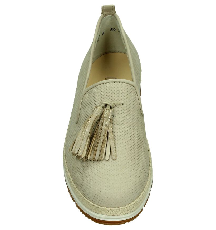 Paul Green Beige Loafer met Flosjes, , pdp