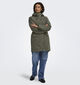 JDY Valencia Manteau Long en Vert fonc&eacute; pour femmes (378330)