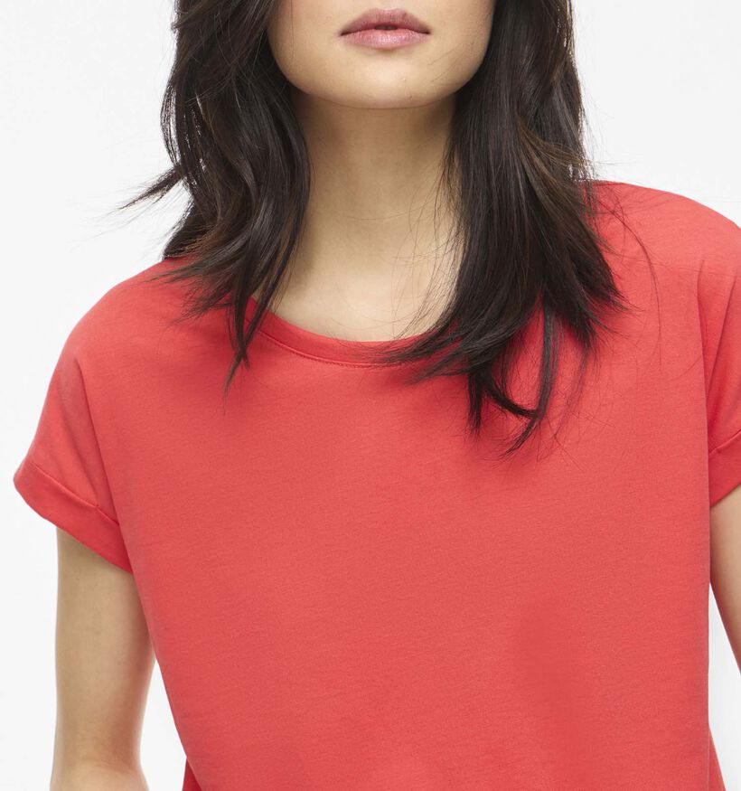 Vila Dreamers New Pure Rode T-shirt voor dames (368084)