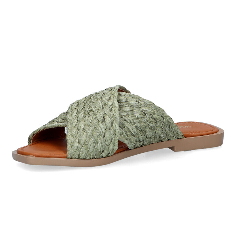 Signatur Groene Slippers voor dames (319752)