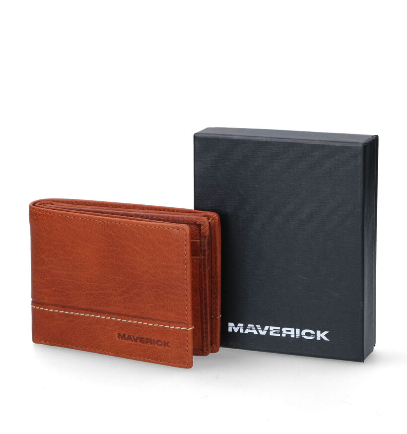 Maverick Bruine Portefeuille voor heren (358823)