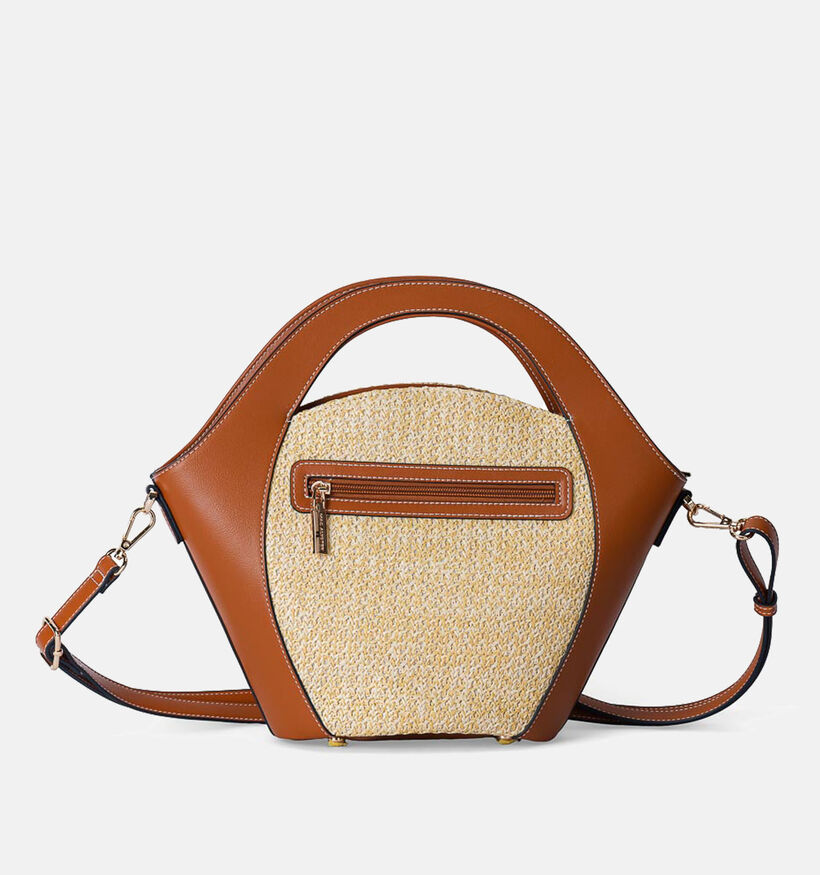 Mac Alyster Grote Handtas Lichtbeige/Cognac voor dames (372869)