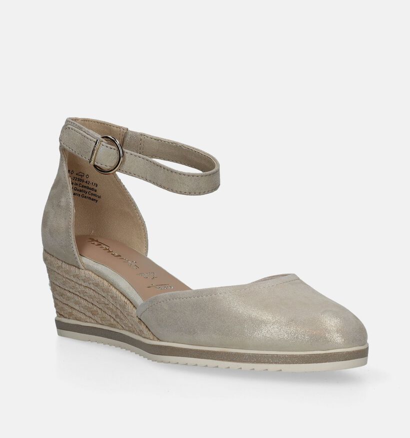 Tamaris Gouden Pumps met bandje voor dames (349514)