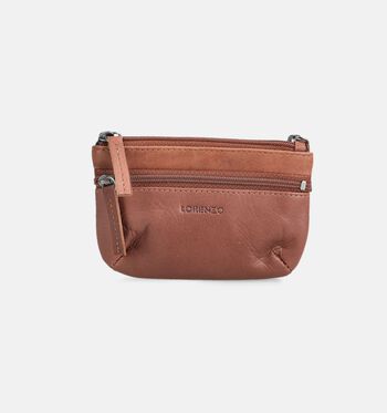 Euro-Leather Petite maroquinerie Noir/Cognac