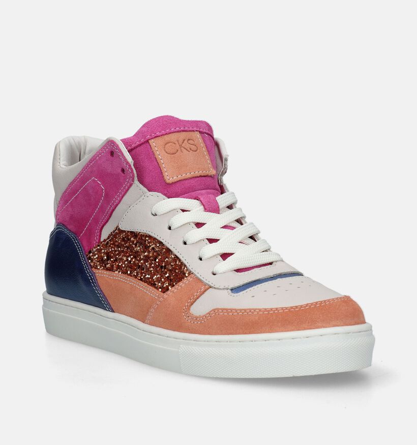 CKS Chantalle Roze Hoge sneakers voor dames (341147)