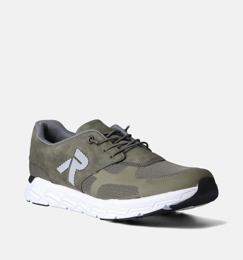 Rieker Chaussures à lacets en Vert kaki pour hommes (354837) - pour semelles orthopédiques