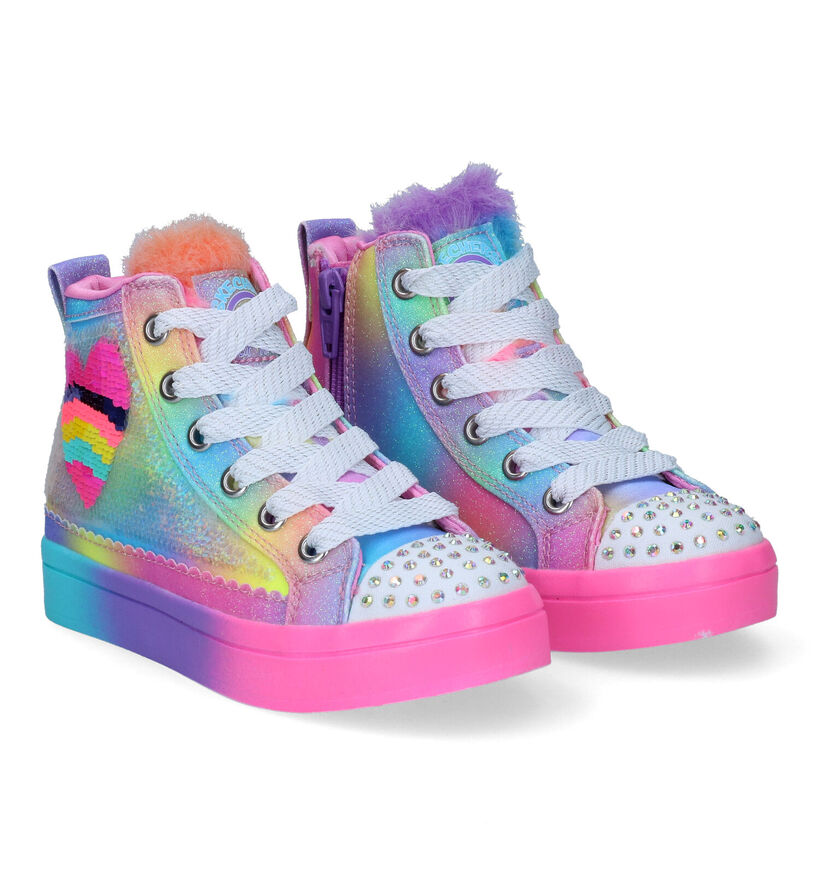 Skechers Twi-Lites Multicolore Sneakers voor meisjes (318185)