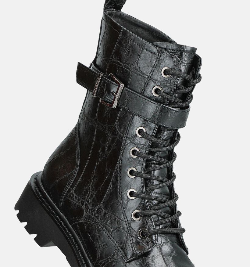 Tamaris Zwarte Veterboots voor dames (362749)