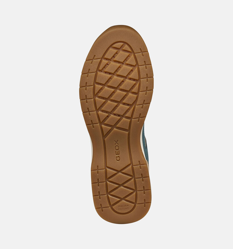 Geox Berinike Baskets en Bleu/Multi pour femmes (376388) - pour semelles orthop&eacute;diques