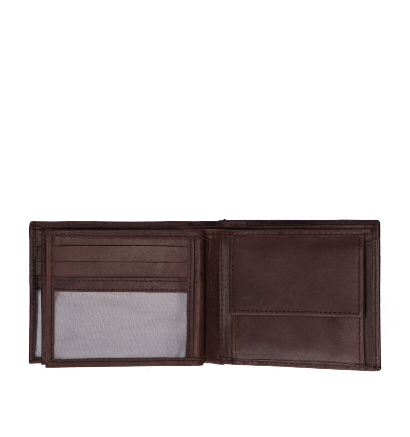 Euro-Leather Bruine Portefeuille voor heren (353553)