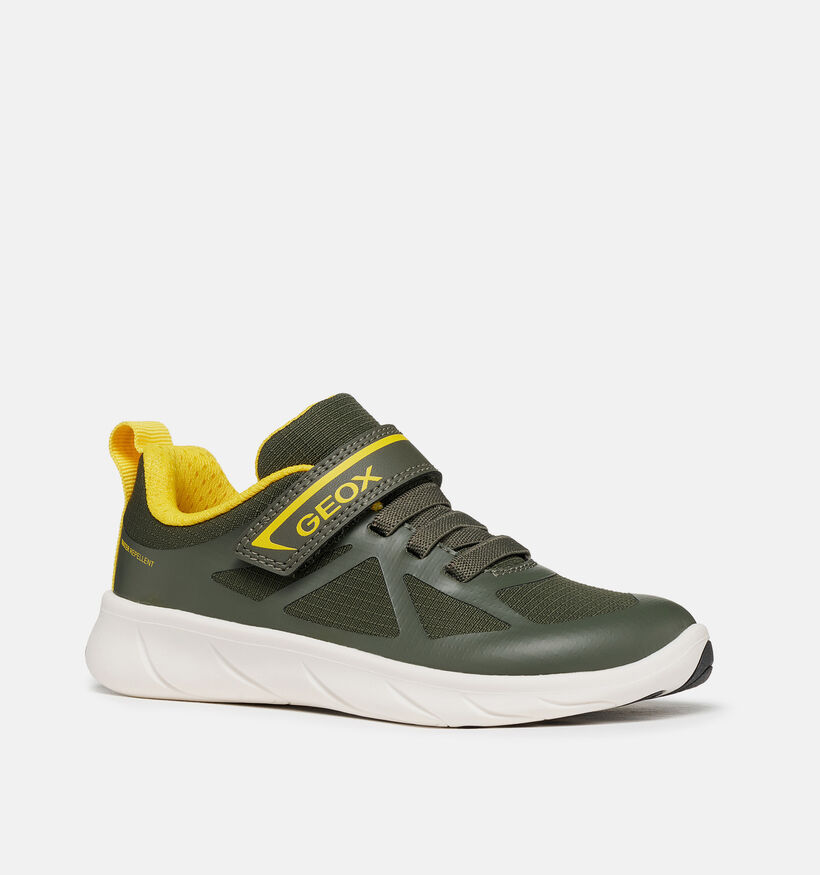Geox Foot Run Groene Sneakers voor jongens (377758) - geschikt voor steunzolen