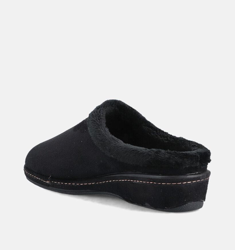 Scapa Zwarte Pantoffels voor dames (364044)