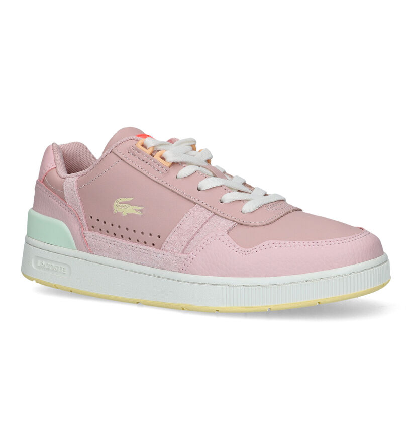 Lacoste T-Clip Baskets en Rose pour femmes (322615)