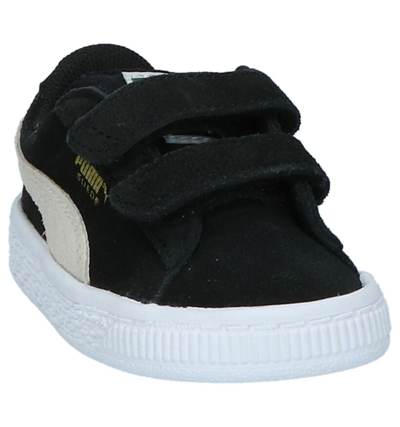 Blauwe Babysneakers Puma Suede Straps in leer (209914)