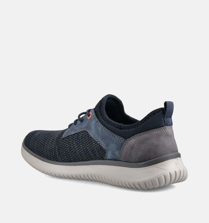 Rieker Chaussures &agrave; lacets en Bleu pour hommes (367559)