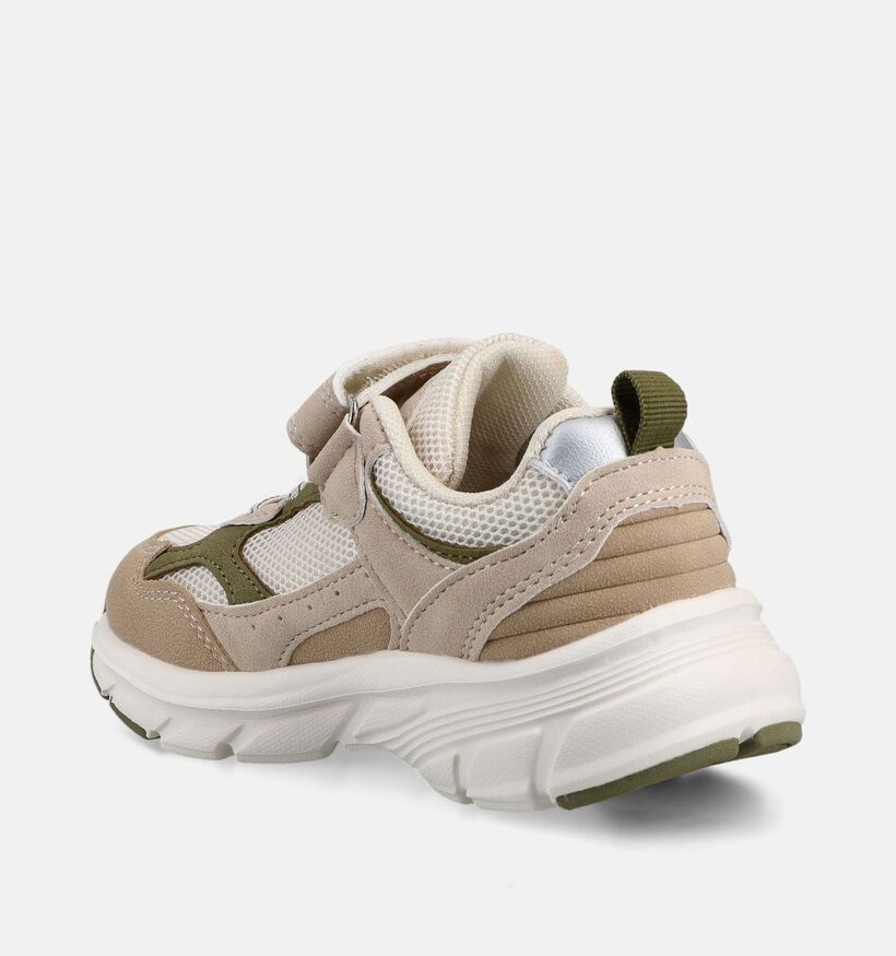 Milo & Mila Baskets basses en Beige pour filles, gar&ccedil;ons (371090)