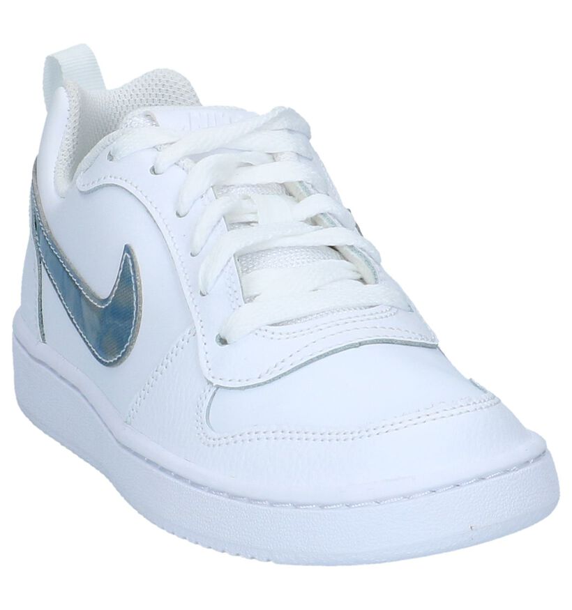 Nike Court BoroughBaskets basses en Blanc en imitation cuir (219619)
