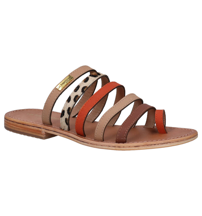 Les Tropeziennes Briquet Mules en Multicolore en cuir (275042)