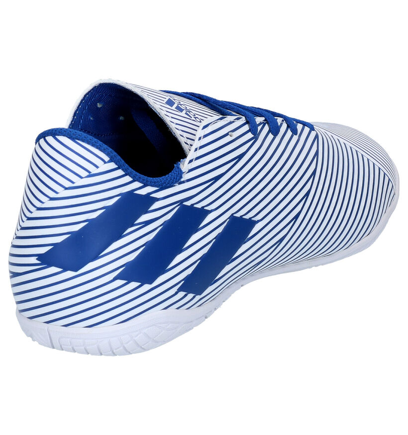 adidas Nemiziz 19.4 Blauw/Witte Sportschoenen in kunstleer (265402)