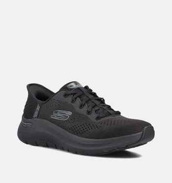 Skechers Hands Free Slip-ins Low Sneakers Zwart/Blauw