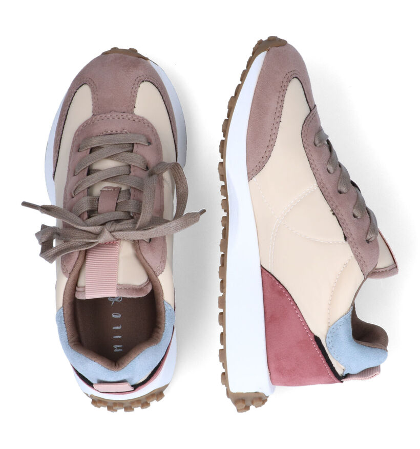 Milo & Mila Beige Sneakers voor meisjes (318688) - geschikt voor steunzolen