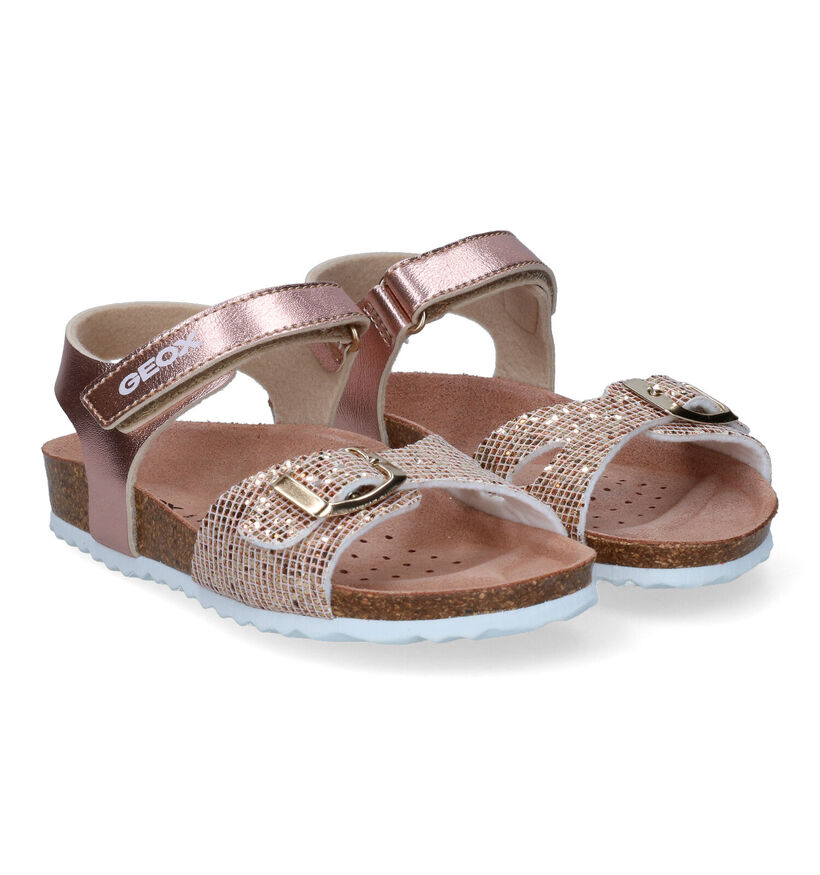 Geox Adriel Gouden Sandalen in kunstleer (286955)