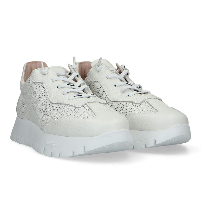 Wonders Chaussures à lacets en Blanc pour femmes (324726) - pour semelles orthopédiques