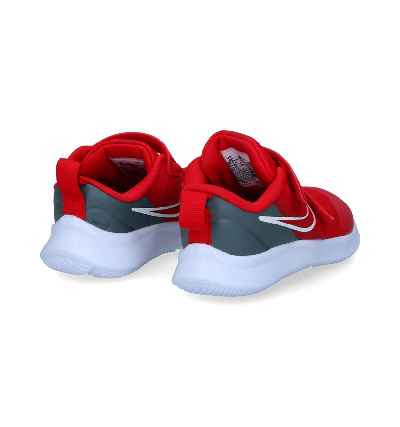 Nike Star Runner 3 TD Baskets en Rouge pour filles, garçons (316262)