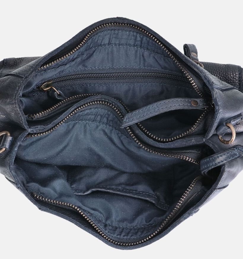 Bear Design Sac port&eacute; crois&eacute; en Bleu pour femmes (375777)