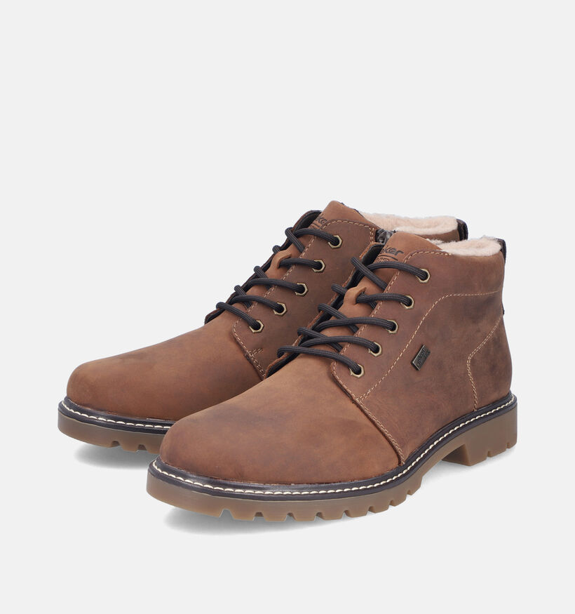 Rieker Boots &agrave; lacets en Marron pour hommes (379839)