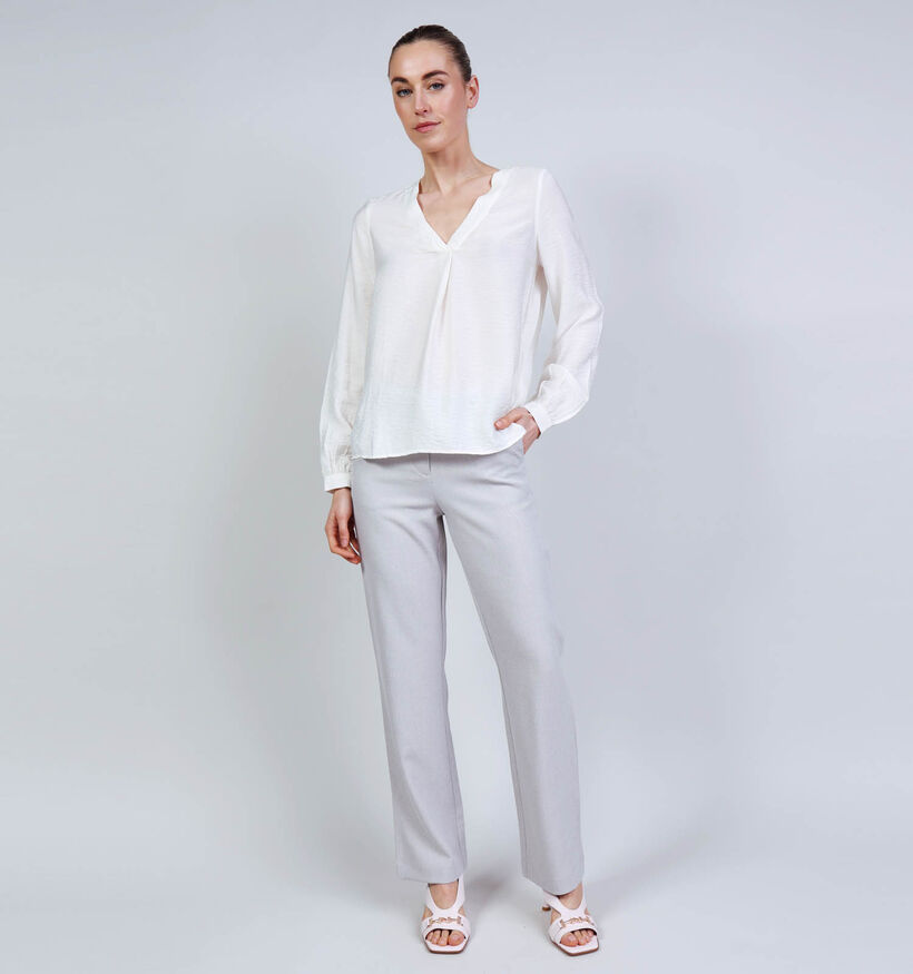 Vero Moda Urli Blouse en Blanc pour femmes (367137)