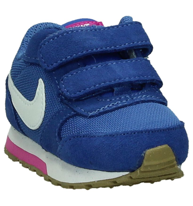 Nike Baskets basses en Bleu en daim (198109)