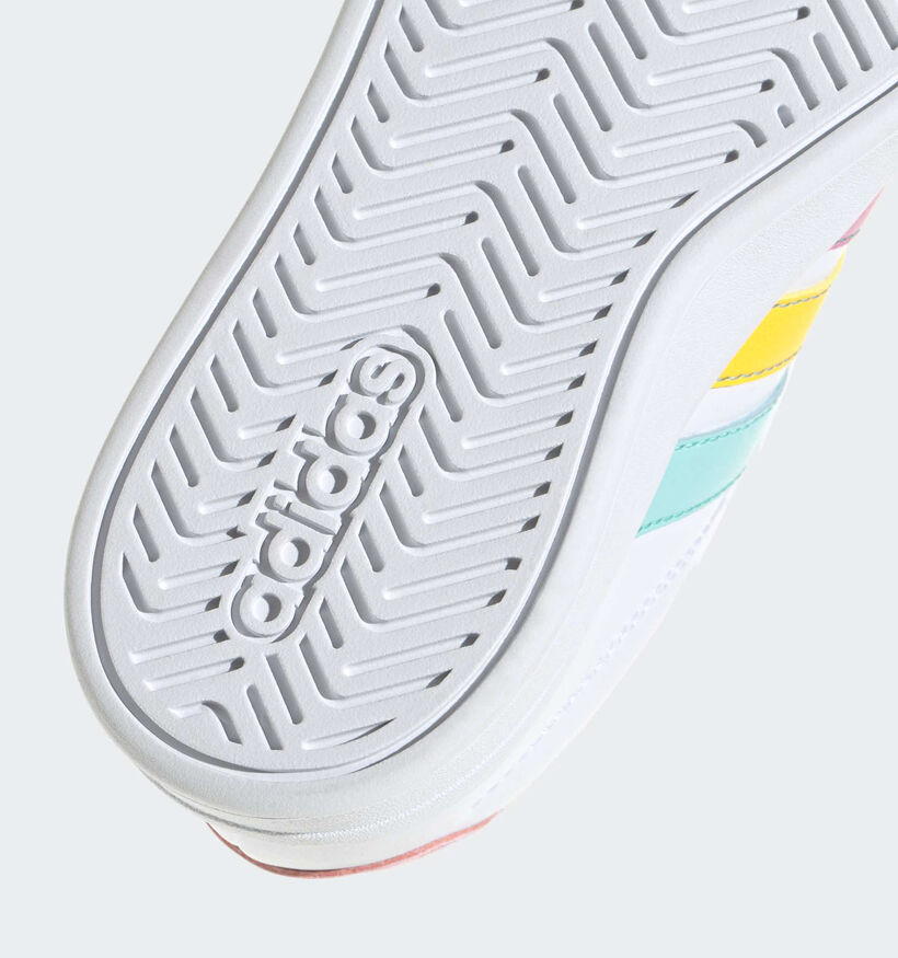adidas Grand Court 3.0 Witte/Leopard Sneakers voor meisjes (366957) - geschikt voor steunzolen