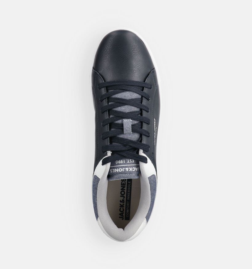 Jack & Jones Jordan Chaussures &agrave; lacets en Bleu pour hommes (369671) - pour semelles orthop&eacute;diques